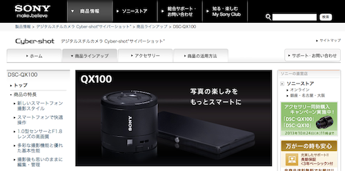 DSC-QX100